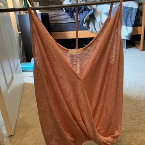 Pink spaghetti strap